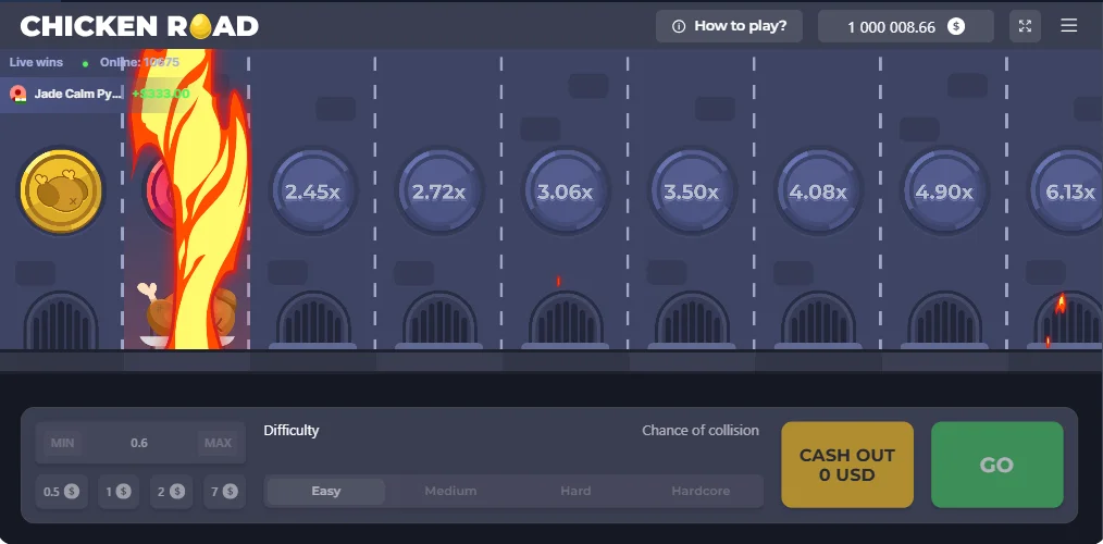 Chicken Road Demo Spiel.